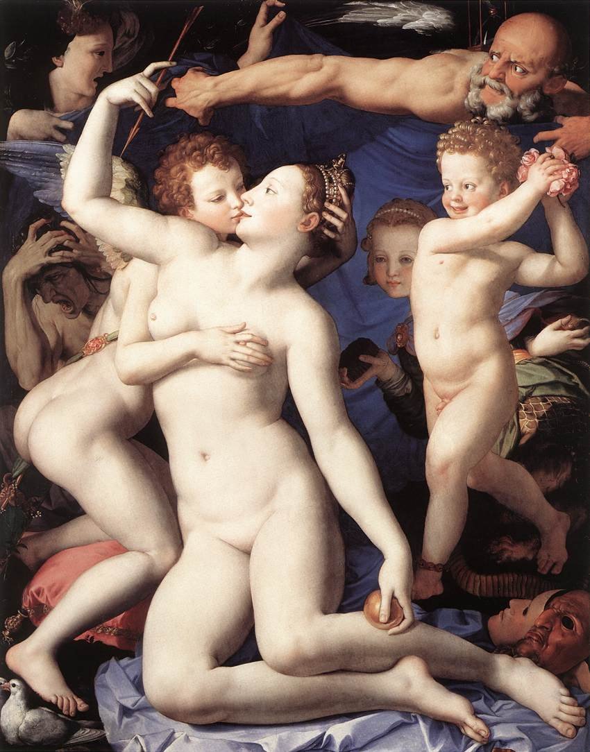 Allégorie de la luxure, vénus Cupidon et le Temps, Bronzino