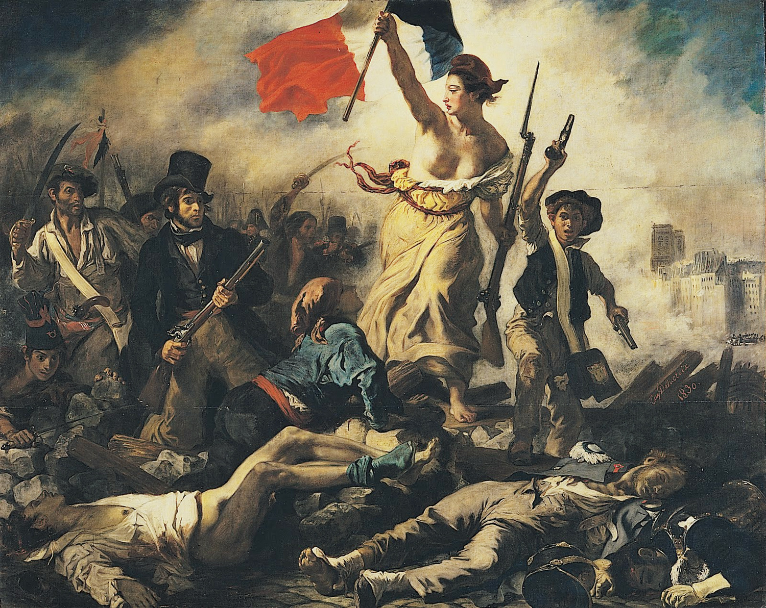La liberté guidant le Peuple, Delacroix