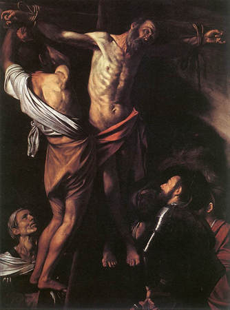 Crucifiement de saint André, Caravage