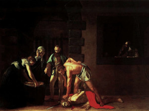 Décollation de saint Jean Baptiste, Caravage