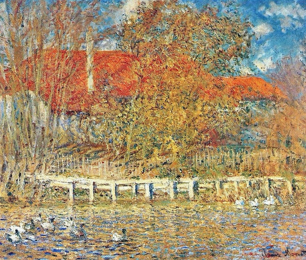 La mare aux canards, Monet