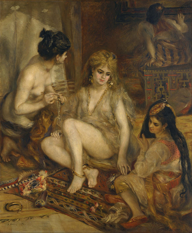 Parisiennes costumées en algériennes, Renoir